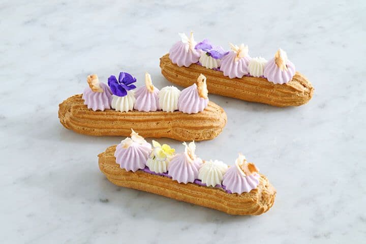 Porto's Ube Coconut Eclair