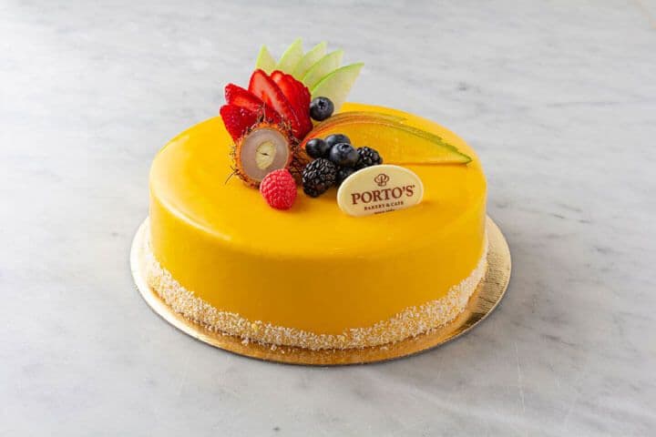Porto's Mango Mousse Cake